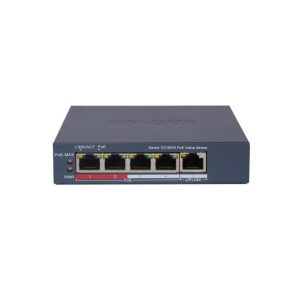 Hikvision DS-3E1105P-EI/M | 4 Port Fast Ethernet Smart POE Switch
