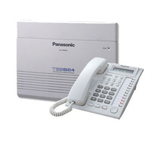 Panansonic TES824 -6 Lines 24 Extension Advanced Hybrid Telephone System with Console